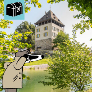 Detektiv-Trail Auenstein Startbild Schloss
