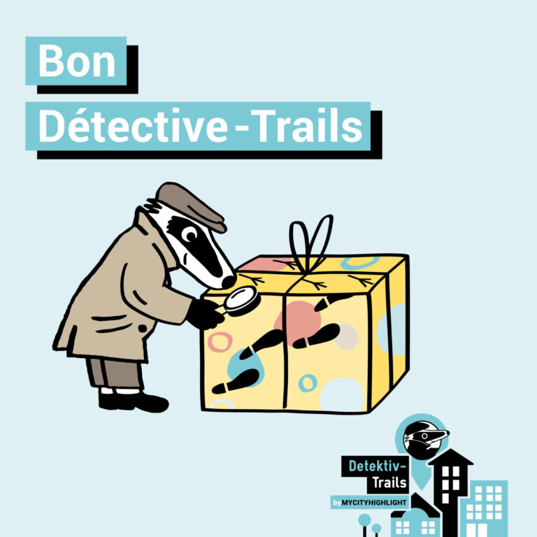 Bon Détective Blaireau cadeau coloré