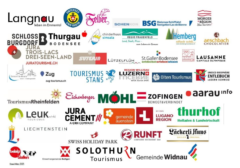 Eine Liste aller Sponsoringpartner der Detektiv-Trails: Gemeinde Widnau; Solothurn Tourismus, Einwohnergemeinde Bolligen, Belalp-Blatten, Läckerli-Huus, Café Runft, SwissHolidayPark; Liechtenstein, Thurhof, Lugano Region, Gemeinde Auenstein, Jura Cement, Leuk Tourismus, aarau info; Zofingen, Mosterei Möhl, Eichenberger, Tourismus Rheinfelden, Unesco Biosphäre Entlebuch, Olten Tourismus, Luzern Tourismus, Willisau, Tourismus Stans, Zug Tourismus, Tourismus Raron Niedergesteln, Lausanne Tourismus, St. Gallen Bodensee-Tourismus; Gemeinde Lützelflüh, Suteria, Jura Drei-Seen-Land, Aeschbach Chocolatier, Hemberg, Regio Frauenfeld, Chinderhuss Simsala, Thurgau Bodensee, Schloss Burgdorf, Morges, Bielersee Schifffahrt, Schenkon, Felber, Langnau im Emmental