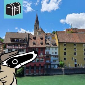 Erlebe die Detektiv-Trails mit Detektiv Dachs: Ein spannendes Rätselerlebnis für Jung und Alt. Entdecke Baden mit seiner faszinierenden Geschichte, charmanten Altstadt und den Thermalquellen, die bereits die Römer schätzten. Gemeinsam mit Detektiv Dachs begibst du dich auf eine abwechslungsreiche Spurensuche durch das historische Stadtzentrum und entlang der Limmat. Unterwegs lernst du Interessantes über die Badener Bäderkultur und die Bedeutung der Stadt als Kultur- und Wirtschaftsstandort im Aargau. Du wirst auf dem Trail durch Baden das Landvoigteischloss, den Kurplatz und den Stadtturm sehen und einen schönen Spielplatz entdecken. Der Detektiv-Trail Baden bietet Spass, Bewegung und spannende Aufgaben. Ein unvergessliches Erlebnis für Eltern, Kinder, Schüler:innen, Grosseltern und alle anderen. Viel Spass auf deinem Abenteuer!