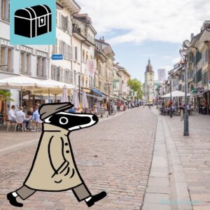Experience the Detective-Trails with Detective Badger: an exciting riddle adventure for young and old alike. Embark on a discovery tour through Morges, the charming town on the shores of Lake Geneva. The trail takes you through the peaceful Parc de l’Indépendance, where the colourful Tulip Festival takes place every year, and into the picturesque old town with its historic inns such as the Pinte and beautifully decorated signs. At the Town Hall, you’ll learn that Audrey Hepburn once got married here, before exploring the lively Quartier des Halles. Along the way, you’ll also discover who Dr. Yersin was – an important historical figure linked to Morges. The route then leads you to the Temple de Morges and along the lakeside promenade to the harbour, where a stunning view of the lake and the Alps awaits. This varied route combines history, riddle-solving fun and local discoveries in an entertaining way, letting you experience Morges from its most beautiful side. The Detective-Trail Morges offers a perfect mix of riddles, movement and culture. Ideal for families, children, school classes, grandparents and everyone who loves being outdoors. Have fun on your riddle adventure!