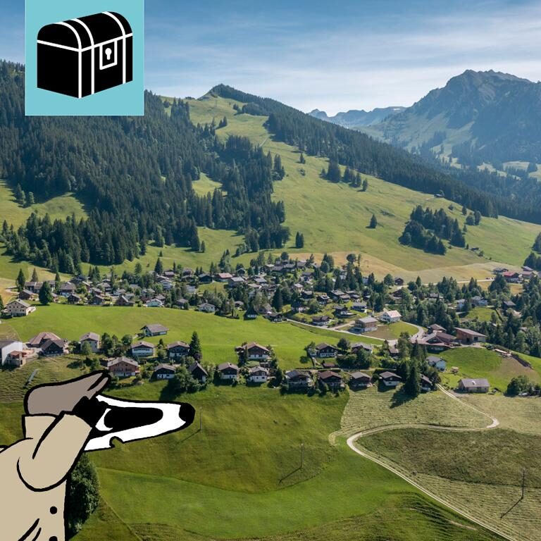 wirzweli-detektiv-trail-stanserhorn-eulenpfad-hexenspielplatz-engelbergertal Erlebe die Detektiv-Trails mit Detektiv Dachs: Ein spannendes Rätselerlebnis für Jung und Alt. Du begibst dich auf eine Entdeckungstour durch das Wirzweli im wunderschönen Engelbergertal. Schon die Fahrt mit der Gondelbahn ab Dallenwil ist ein Erlebnis für sich, bevor du hoch oben auf dem sonnigen Plateau spannende Rätsel lösen darfst. Der Trail führt dich vorbei am plätschernden Steinibach, entlang des zauberhaften Eulenpfads und bietet dir immer wieder eindrückliche Ausblicke auf das Stanserhorn und die umliegende Bergwelt. Unterwegs triffst du auf gemütliche Alpwiesen, den Berghof und am Ende wartet als krönender Abschluss der beliebte Hexenspielplatz auf dich. Die abwechslungsreiche Route verbindet Natur, Spass und Bewegung auf unterhaltsame Weise und lässt dich die Magie des Wirzwelis mit allen Sinnen erleben. Der Detektiv-Trail Wirzweli bietet eine harmonische Mischung aus Rätsellösen, Bewegung und Naturgenuss. Perfekt eingebettet in die zauberhafte Bergwelt des Engelbergertals. Perfekt für Familien, Kinder, Schulklassen, Grosseltern und alle, die gerne draussen unterwegs sind. Viel Vergnügen auf deinem Rätselabenteuer!