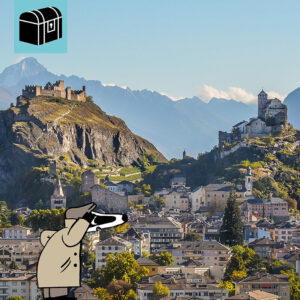 Dein Abenteuer in Sion mit Detektiv Dachs: Rätselspass in der sonnigsten Stadt der Schweiz  Begib dich gemeinsam mit Detektiv Dachs auf eine faszinierende Spurensuche durch Sion (Sitten), die Hauptstadt des Kantons Wallis und eine der ältesten Städte der Schweiz. In der sonnigsten Region des Landes erwartet dich ein Abenteuer, das Geschichte und das unvergleichliche Panorama der Alpen perfekt miteinander verbindet. Dein Weg führt dich durch die charmante Altstadt, wo du zwischen mittelalterlichen Mauern und modernen Begegnungszonen wie der Rue des Remparts knifflige Rätsel löst.  Deine Entdeckungstour führt dich gleich zu Beginn zu einem archäologischen Schatz. Du besuchst die beeindruckende Grabeskirche von Sous-le-Scex und erfährst, warum Sion bereits vor über 7'000 Jahren ein bedeutender Ort war. Auf deinem Weg durch die verwinkelten Gassen begegnest du dem Schutzpatron Bischof Theodul und bewunderst das prächtige Rathaus mit seiner astronomischen Uhr, unter dem verborgen der Fluss Sionne fliesst und kannst auch immer wieder einen Blicke auf die markanten Hügel Tourbillon und Valère werfen. Die Route hält für kleine und grosse Ermittler spannende Highlights bereit: Du erfährst mehr über die prachtvolle Renaissance-Decke im Maison Supersaxo, lüftest das Geheimnis um den Pakt mit dem Teufel am legendären Teufelshaus und erfährst im Schatten des düsteren Hexenturms, welche Rolle dieser einst als Gefängnis spielte. Auch die Steinzeit wird lebendig, wenn du die monumentalen Dolmen (Grabsteinplatten) der Nekropole Petit-Chasseur untersuchst oder auf dem geschichtsträchtigen Place de la Planta nach Hinweisen suchst.  Der Detektiv-Trail in Sion bietet die ideale Kombination aus gesunder Bewegung an der frischen Luft und kultureller Entdeckung. Es ist das perfekte Ausflugsziel im Wallis für Familien mit Kindern, Schulklassen, Grosseltern mit ihren Enkeln und alle, die Lust auf eine spielerische Schnitzeljagd haben.  Geniesse die Walliser Gastfreundschaft, lass dich vom Duft der Reben verzaubern und werde zum Meisterdetektiv in Sion. Kombiniere die Hinweise geschickt, löse die Beobachtungsaufgaben und finde den richtigen Code für die Schatztruhe. Dein grosses Rätselabenteuer im Herzen des Wallis wartet auf dich! 